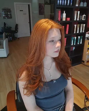Hair cut and color 2