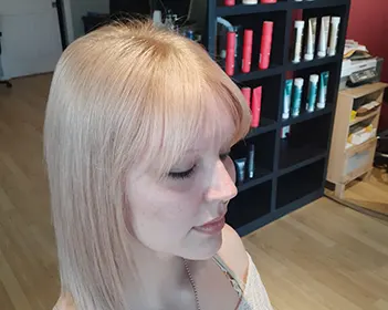 Hair cut and color 6